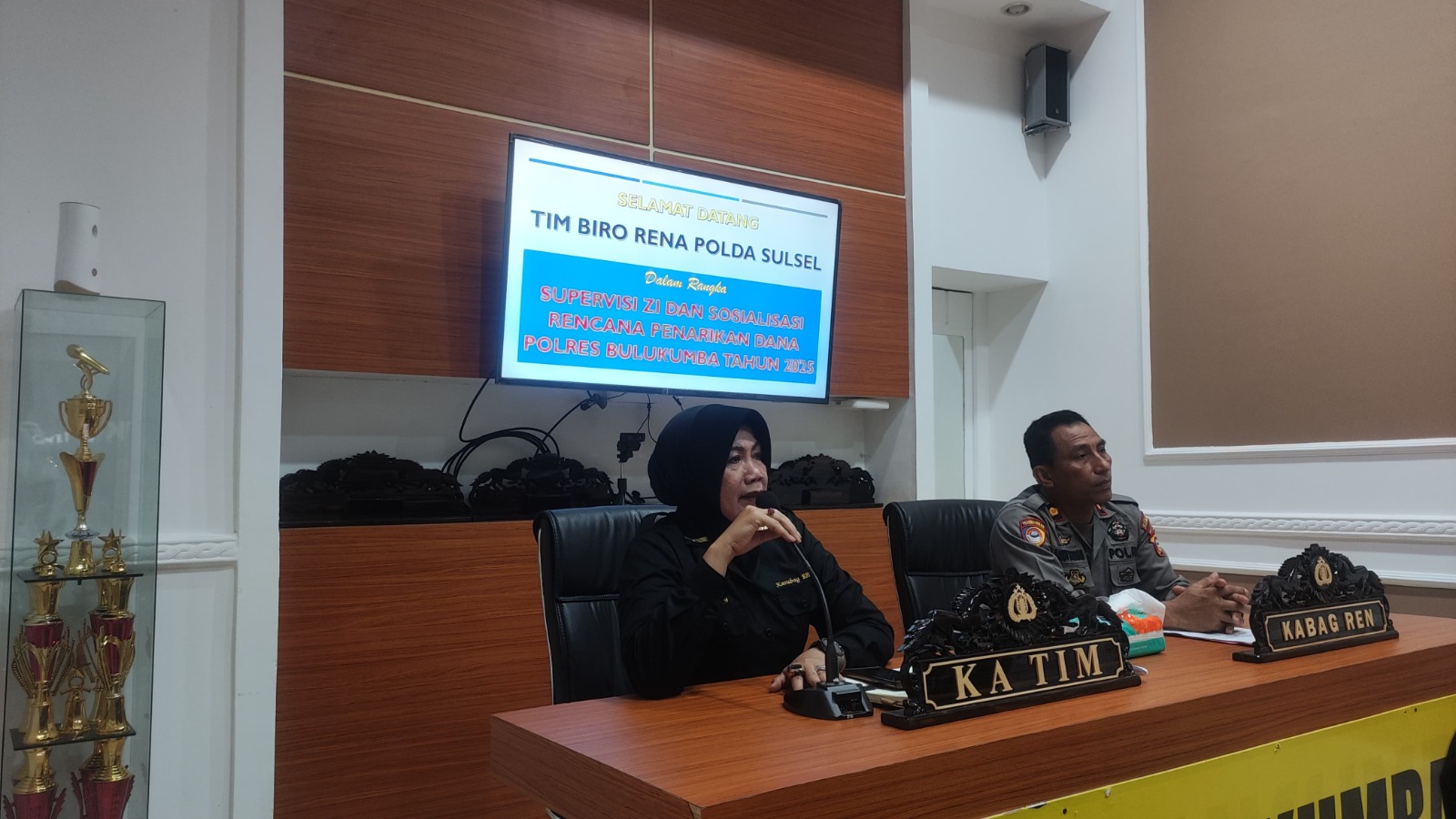 Dorong Optimalisasi Layanan, KOMPOL Hartati Supervisi Zona Integritas di Polres Bulukumba