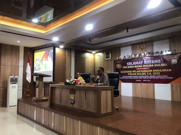Kegiatan Asistensi Penggunaan Anggaran TW I TA 2025 Di Polres Palopo