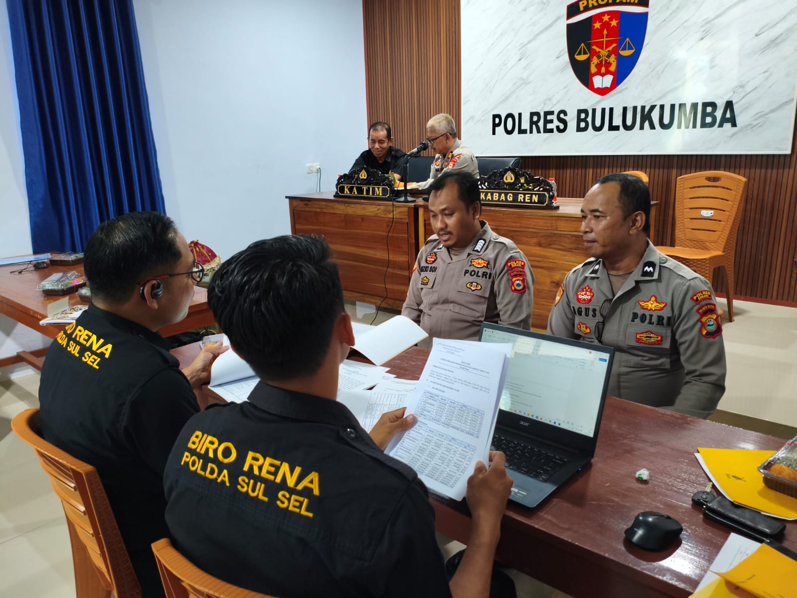 Kegiatan Asistensi Penggunaan Anggaran TW I TA 2025 Di Polres Bulukumba