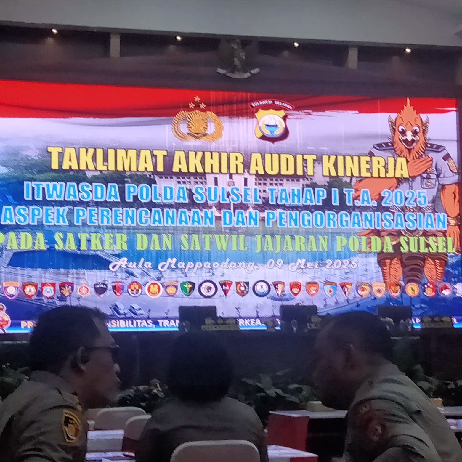 Penata Tk I Muhammad Iqbal Hadiri Taklimat Akhir Audit Kinerja Itwasda Polda Sulsel Tahap I T.A. 2025