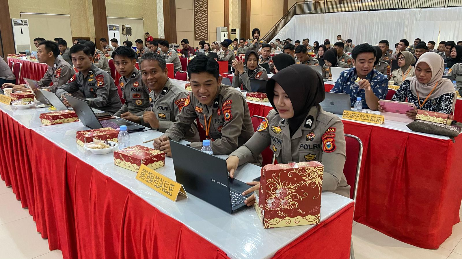 Personel Rorena Polda Sulsel Ikuti Bimtek Aplikasi Srikandi untuk Mendukung Digitalisasi Kearsipan