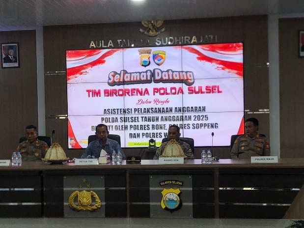 Kegiatan Asistensi Penggunaan Anggaran TW I TA 2025 Di Polres Soppeng