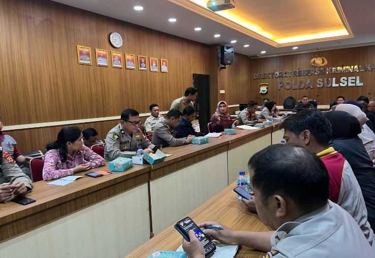 Bag Strajemen melaksanakan rapat bersama Tim Pokja Penyusunan Naskah Ranrenja Polda Sulsel T.A. 2026