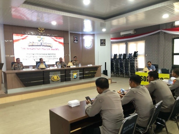 Kegiatan Asistensi Penggunaan Anggaran TW I TA 2025 Di Polres Soppeng