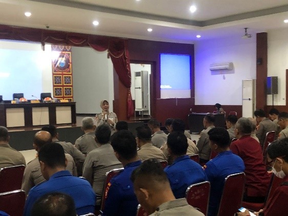 Rapat Penyusunan Laporan Pengunaan Anggaran Satker Jajaran Polda SulSel TW I TA 2025