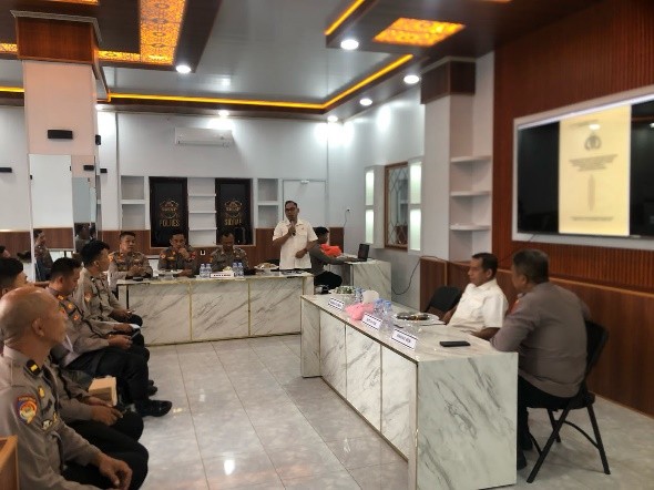 Kegiatan Asistensi Penggunaan Anggaran TW I TA 2025 di Polres Sidrap